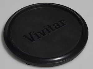 Vivitar 72mm plastic push on Front Lens Cap