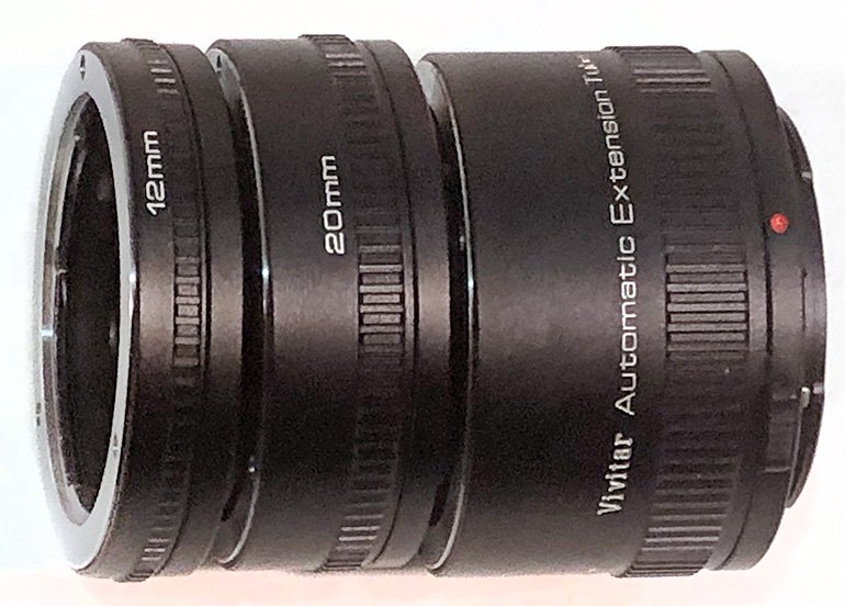 Second hand Vivitar Extension Tube Set Olympus OM