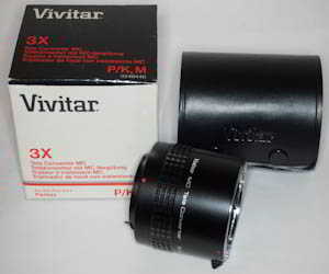 Vivitar 3x MC Pentax P/K M Teleconverter