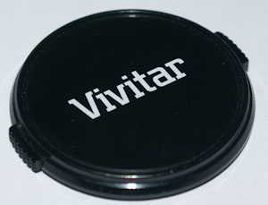 Vivitar 52mm clip on plastic Front Lens Cap