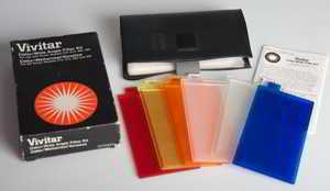 Vivitar FK-1 Colour Wide Angle Filter Kit Flash accessory