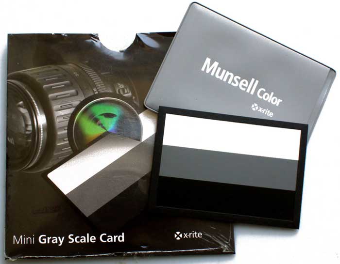 X-Rite Mini Gray Scale Card Exposure meters