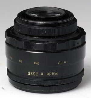 Helios 58mm f/2 standard 35mm interchangeable lens