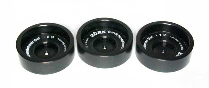 Used Zork Pinhole Set 1, 1.5, and 2mm